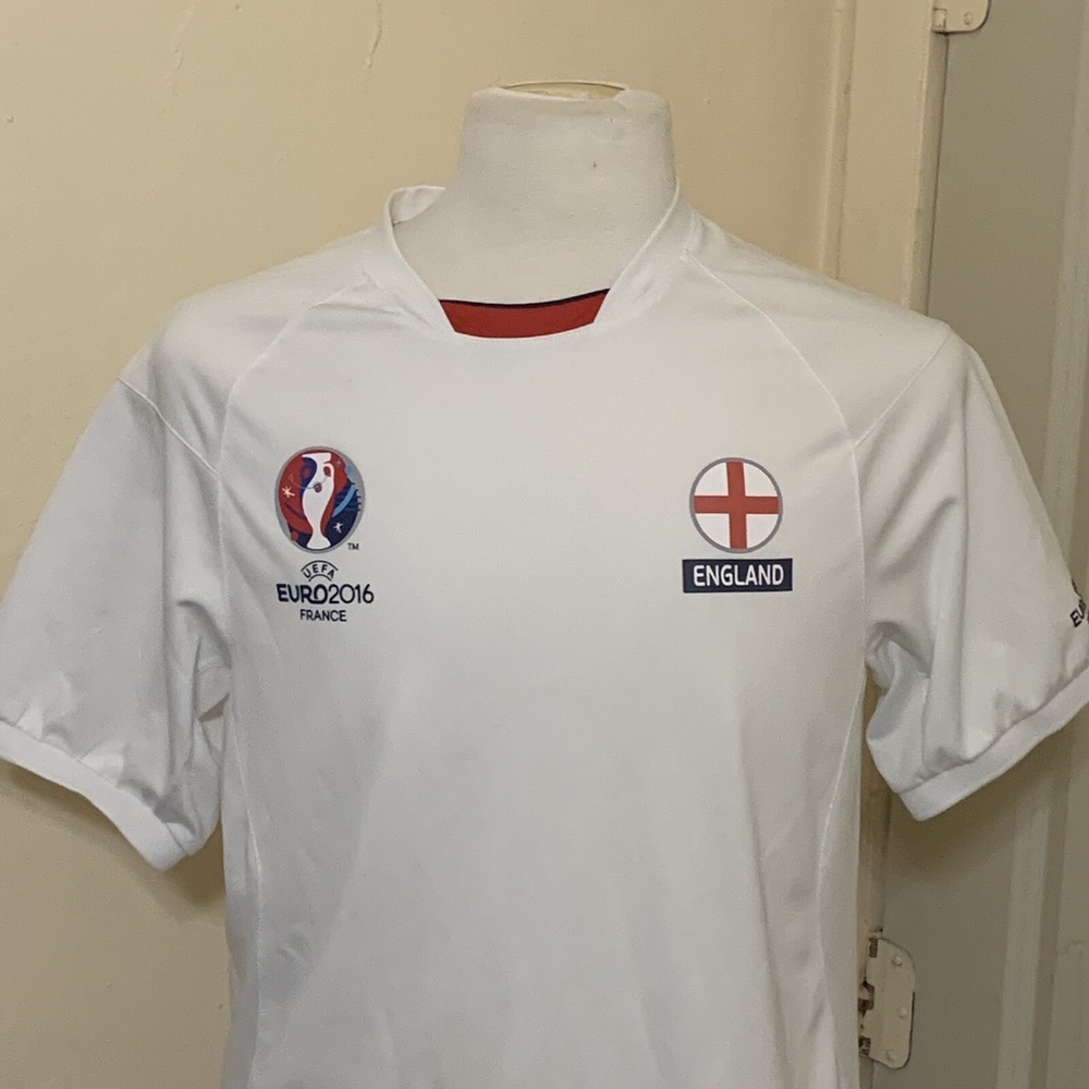 Soccer Souvenir Uefa 2016 Euro Cup England National Jersey Sz Small France White